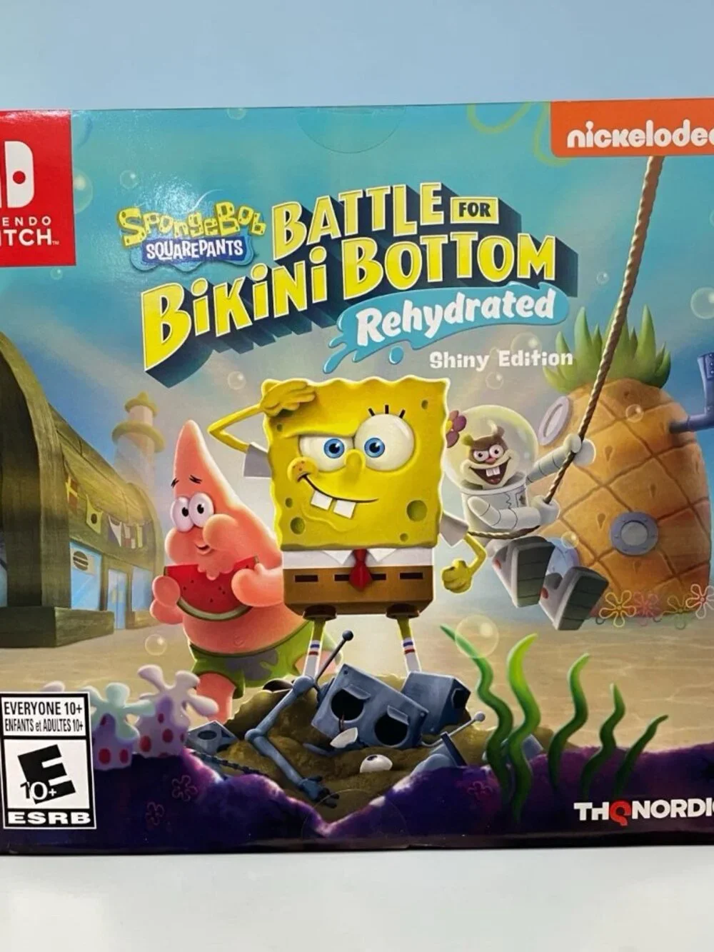 NEW Spongebob Squarepants Battle for Bikini Bottom Shiny Edition Nintendo Switch